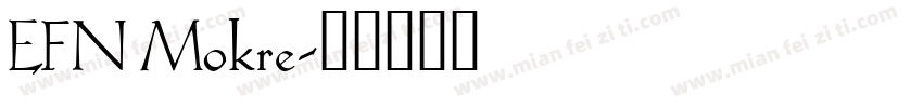 EFN Mokre字体转换